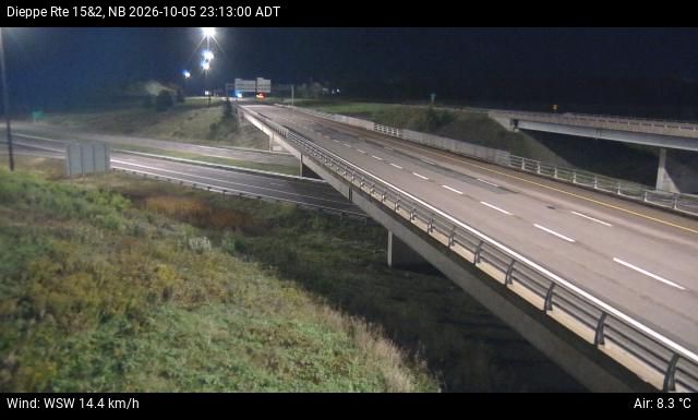 Web Cam image of Dieppe/Moncton (NB Highway 2)