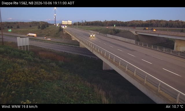 Web Cam image of Dieppe/Moncton (NB Highway 2)