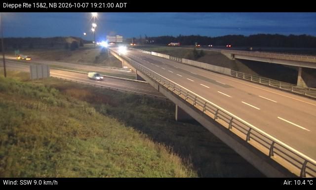 Web Cam image of Dieppe/Moncton (NB Highway 2)