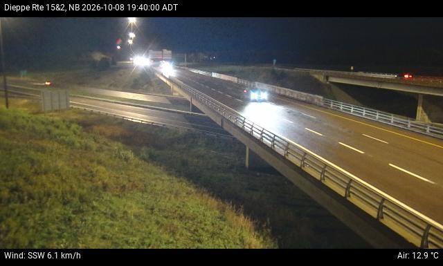 Web Cam image of Dieppe/Moncton (NB Highway 2)