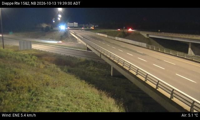 Web Cam image of Dieppe/Moncton (NB Highway 2)