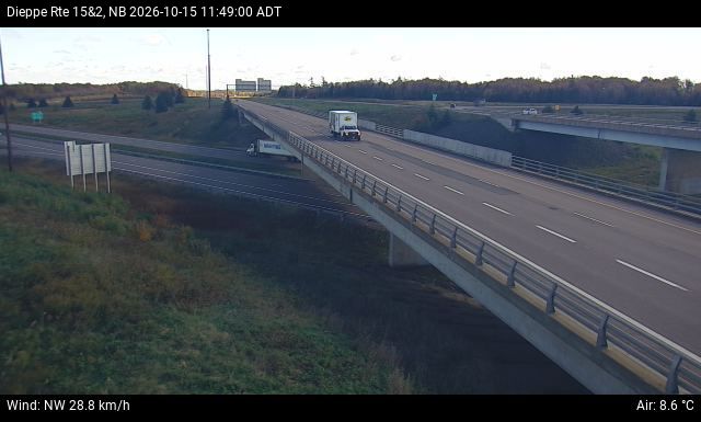 Web Cam image of Dieppe/Moncton (NB Highway 2)