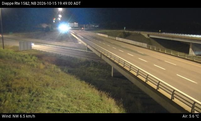 Web Cam image of Dieppe/Moncton (NB Highway 2)