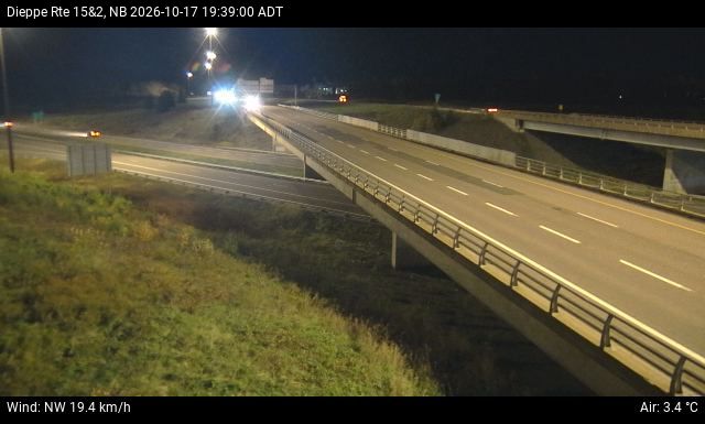 Web Cam image of Dieppe/Moncton (NB Highway 2)