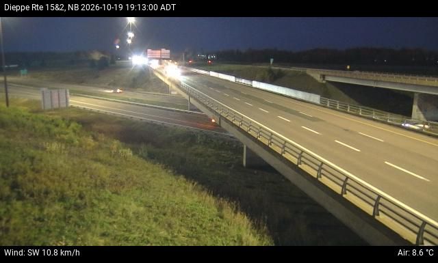 Web Cam image of Dieppe/Moncton (NB Highway 2)