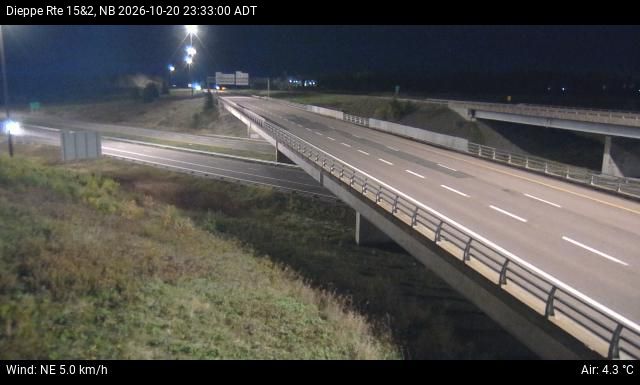 Web Cam image of Dieppe/Moncton (NB Highway 2)