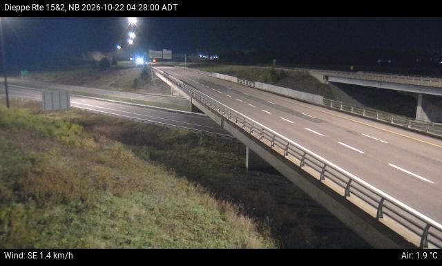 Web Cam image of Dieppe/Moncton (NB Highway 2)