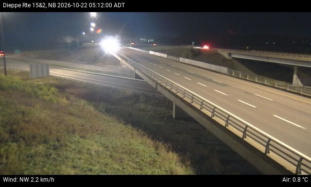Web Cam image of Dieppe/Moncton (NB Highway 2)