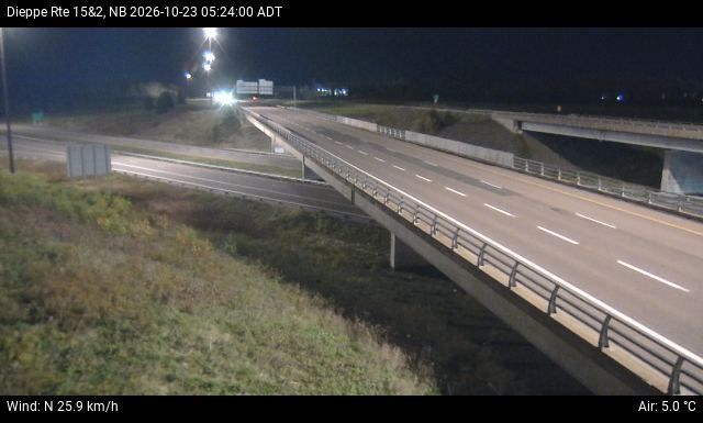 Web Cam image of Dieppe/Moncton (NB Highway 2)