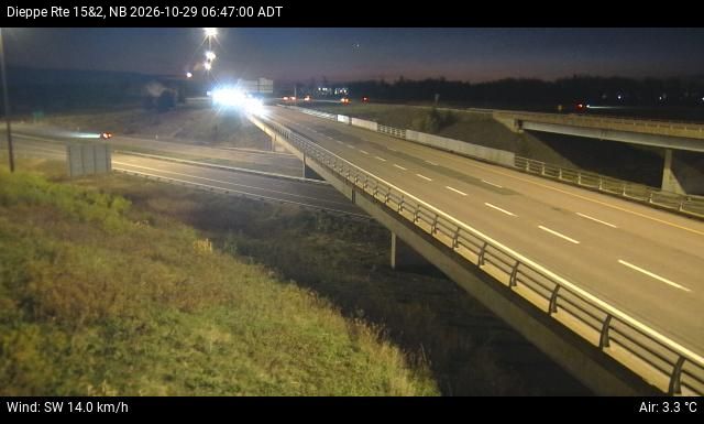 Web Cam image of Dieppe/Moncton (NB Highway 2)