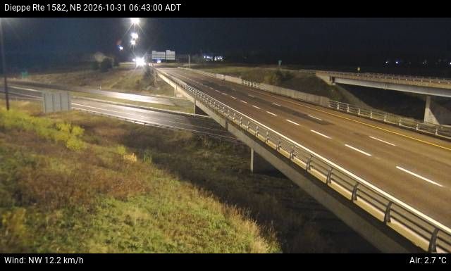 Web Cam image of Dieppe/Moncton (NB Highway 2)