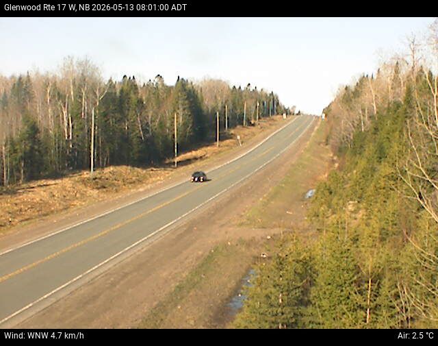 Web Cam image of Glenwood (NB Highway 17)