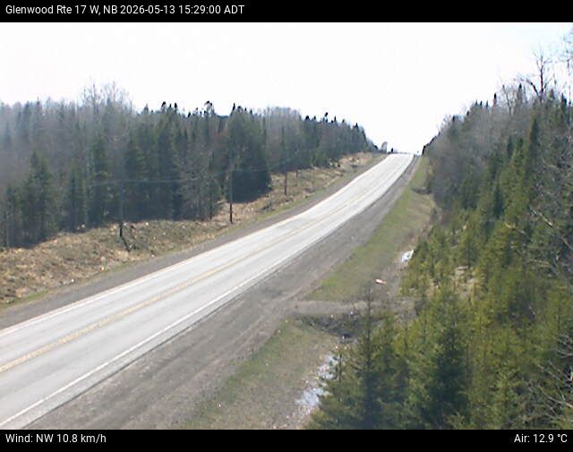 Web Cam image of Glenwood (NB Highway 17)