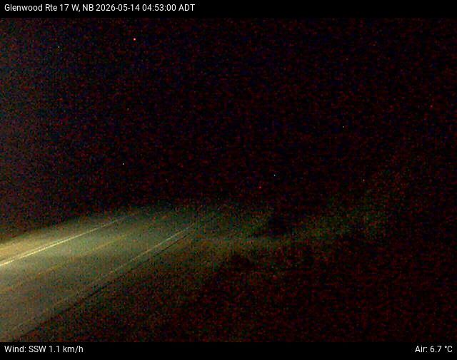 Web Cam image of Glenwood (NB Highway 17)