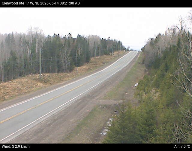 Web Cam image of Glenwood (NB Highway 17)