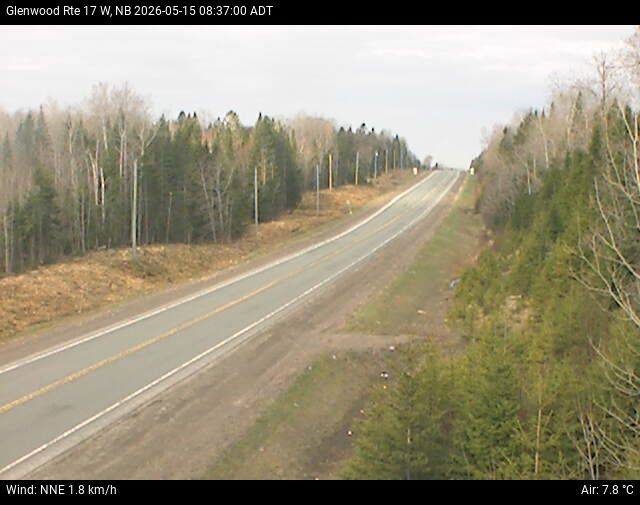 Web Cam image of Glenwood (NB Highway 17)