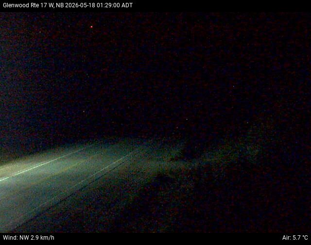Web Cam image of Glenwood (NB Highway 17)