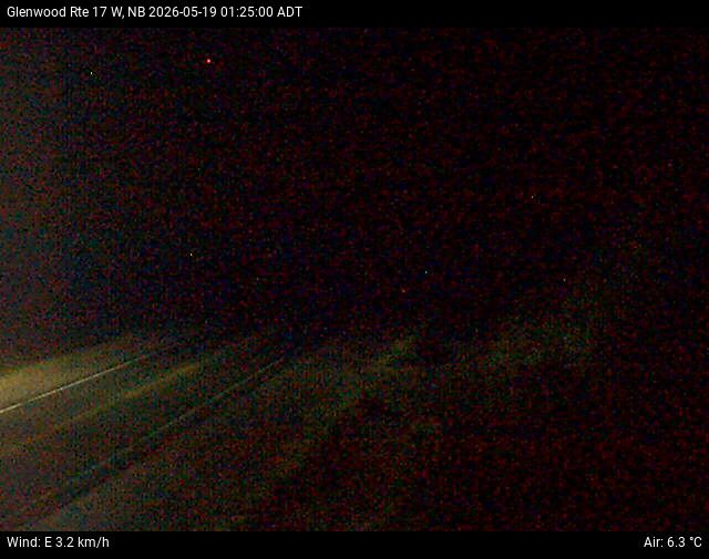 Web Cam image of Glenwood (NB Highway 17)