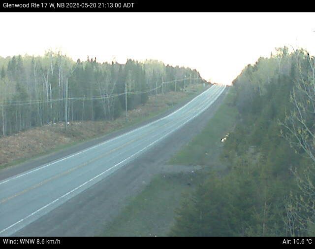 Web Cam image of Glenwood (NB Highway 17)