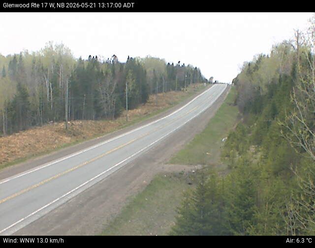 Web Cam image of Glenwood (NB Highway 17)