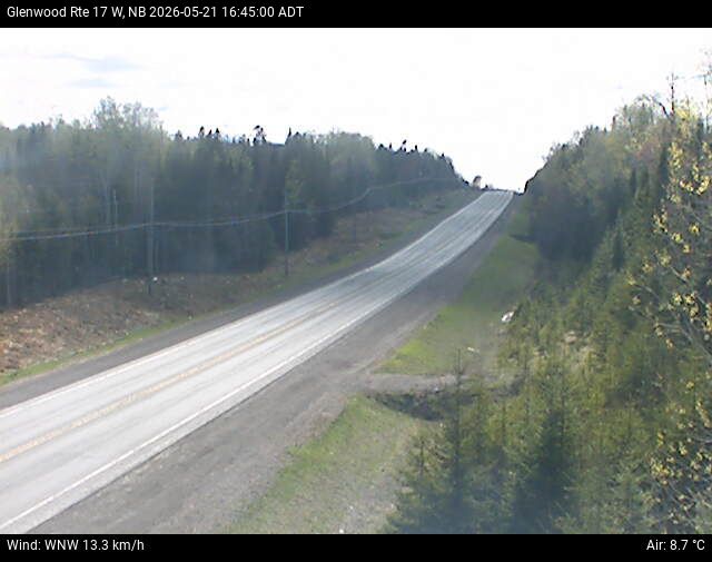 Web Cam image of Glenwood (NB Highway 17)
