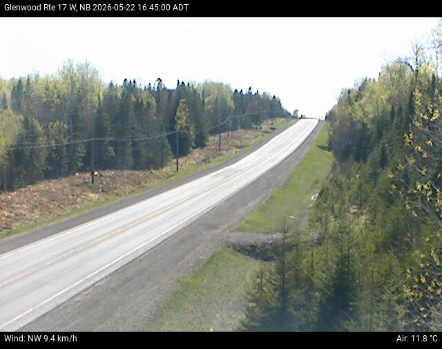 Web Cam image of Glenwood (NB Highway 17)