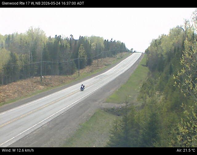 Web Cam image of Glenwood (NB Highway 17)