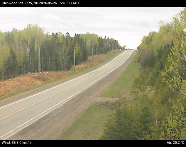 Web Cam image of Glenwood (NB Highway 17)