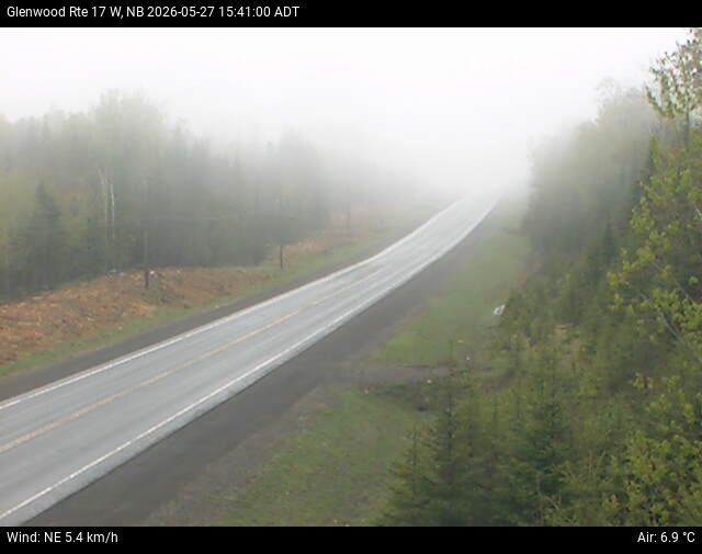 Web Cam image of Glenwood (NB Highway 17)