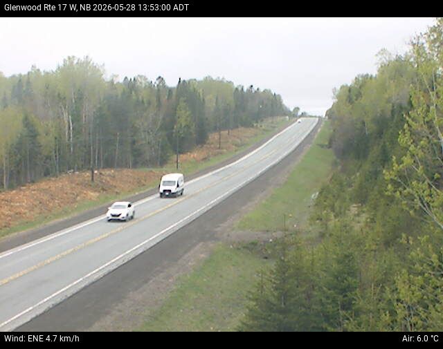 Web Cam image of Glenwood (NB Highway 17)