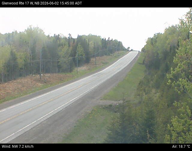 Web Cam image of Glenwood (NB Highway 17)