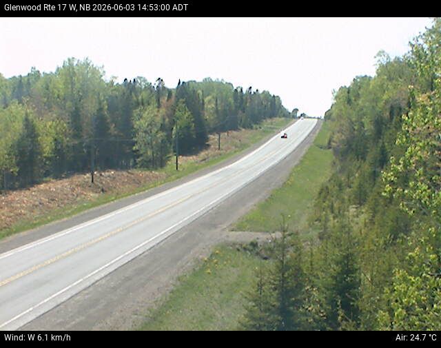 Web Cam image of Glenwood (NB Highway 17)