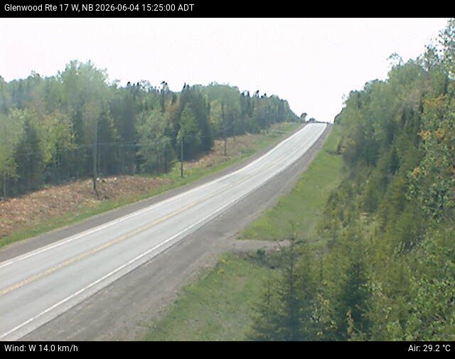 Web Cam image of Glenwood (NB Highway 17)