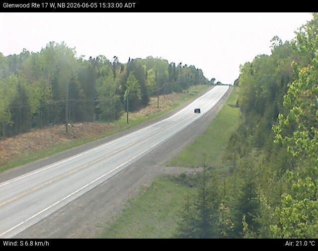 Web Cam image of Glenwood (NB Highway 17)
