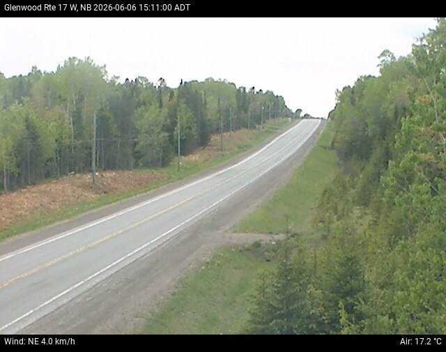 Web Cam image of Glenwood (NB Highway 17)
