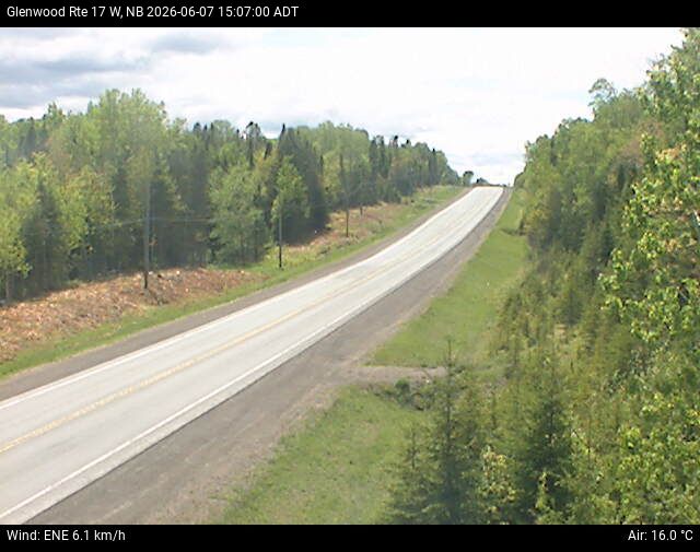 Web Cam image of Glenwood (NB Highway 17)
