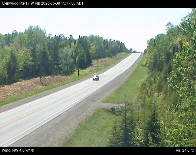 Web Cam image of Glenwood (NB Highway 17)