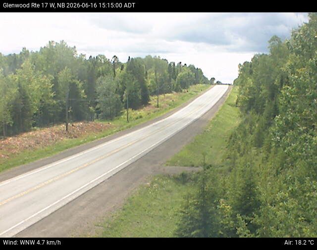 Web Cam image of Glenwood (NB Highway 17)