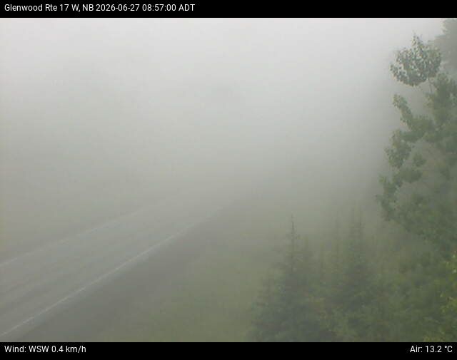 Web Cam image of Glenwood (NB Highway 17)