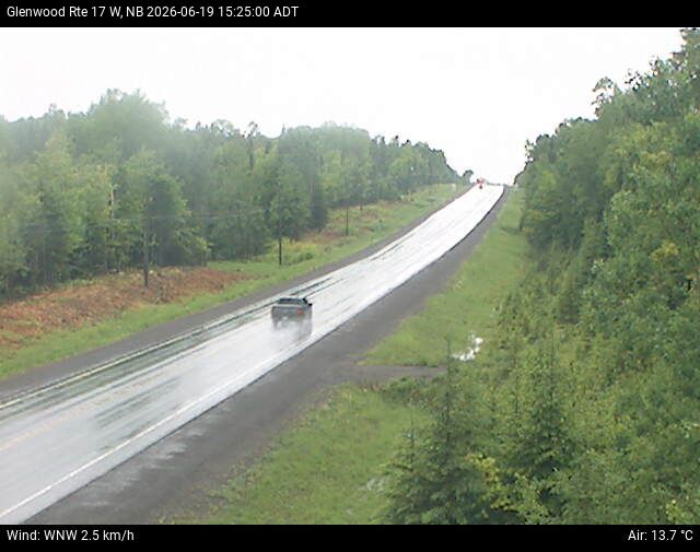 Web Cam image of Glenwood (NB Highway 17)