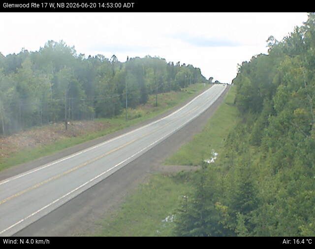 Web Cam image of Glenwood (NB Highway 17)
