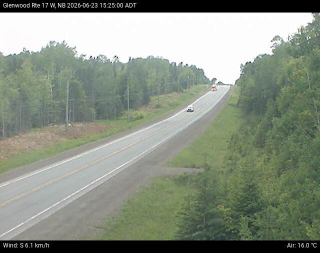 Web Cam image of Glenwood (NB Highway 17)
