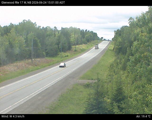 Web Cam image of Glenwood (NB Highway 17)