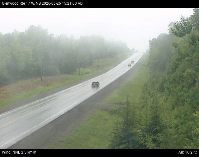 Web Cam image of Glenwood (NB Highway 17)