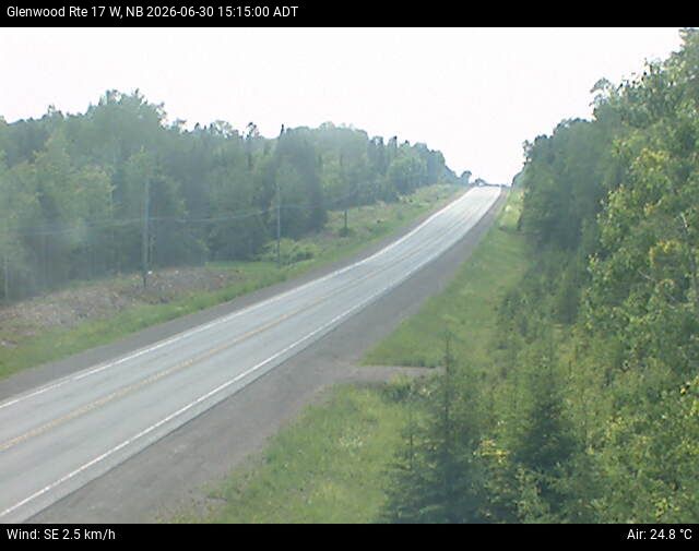 Web Cam image of Glenwood (NB Highway 17)