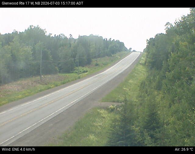 Web Cam image of Glenwood (NB Highway 17)