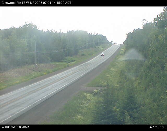 Web Cam image of Glenwood (NB Highway 17)