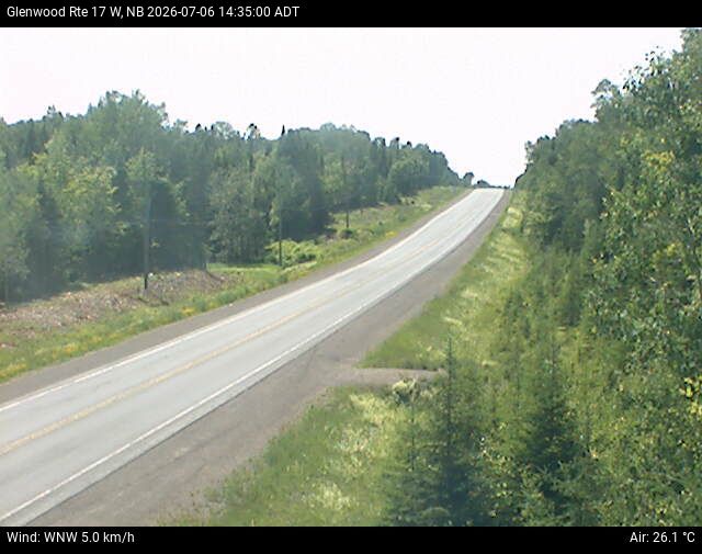 Web Cam image of Glenwood (NB Highway 17)