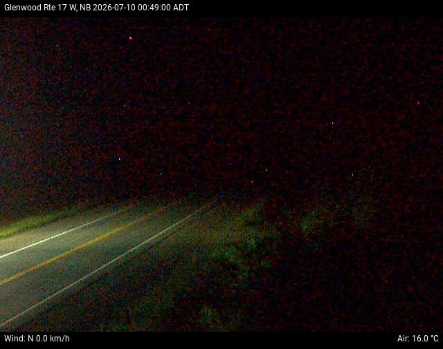 Web Cam image of Glenwood (NB Highway 17)