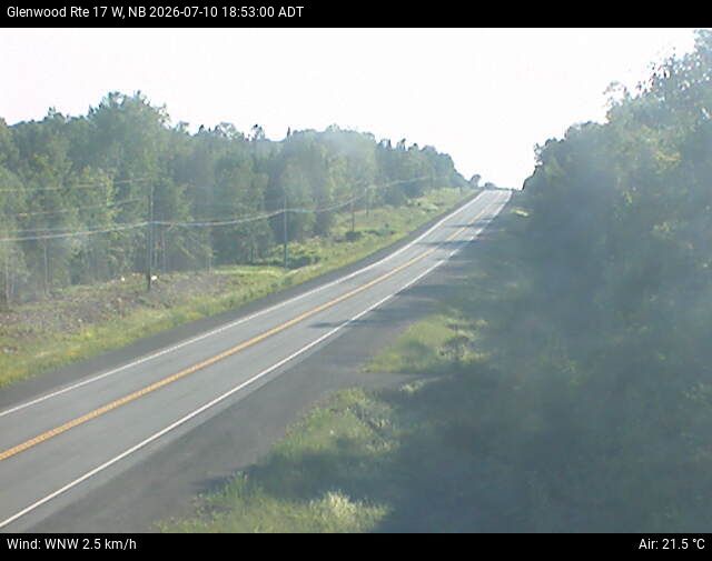 Web Cam image of Glenwood (NB Highway 17)